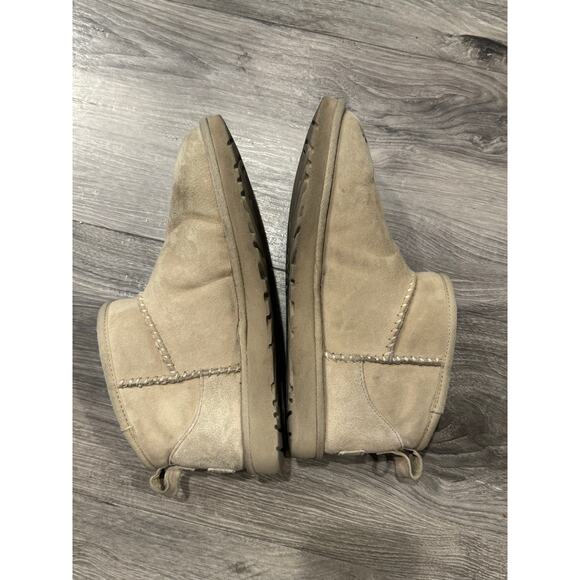 UGG x Mad Happy Mini Boot Light Brown US Women Size 9 - Picture 4 of 6
